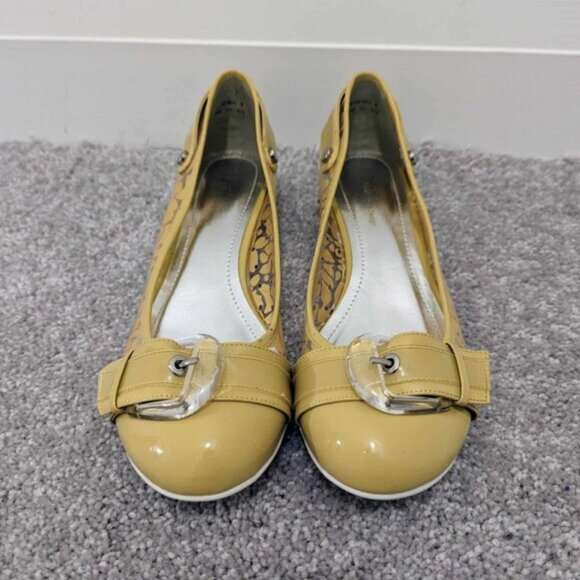 Yellow Print Flats - Picture 1 of 6